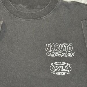 Naruto Shippuden CVLA Itachi Uchiha Graphic T-Shirt Black Size M